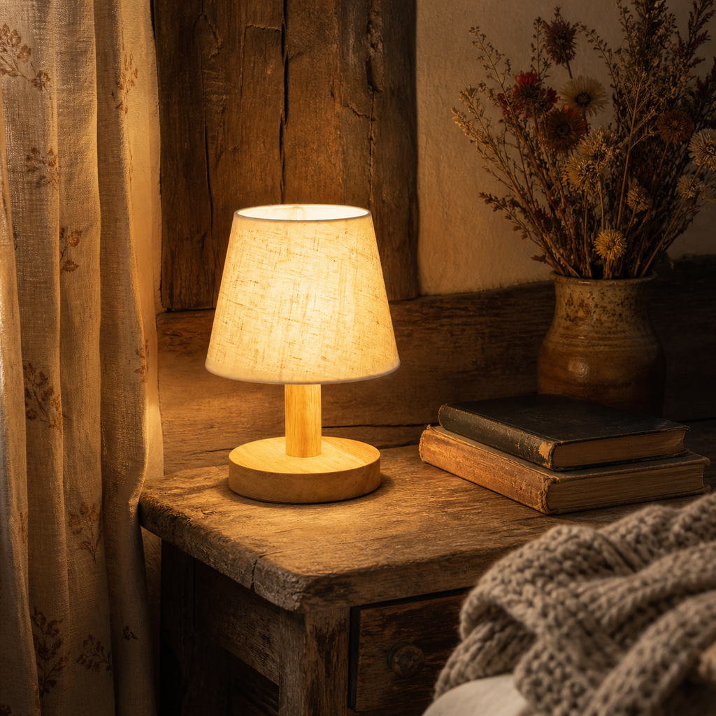 Lignum - Natural Wood Table Lamp