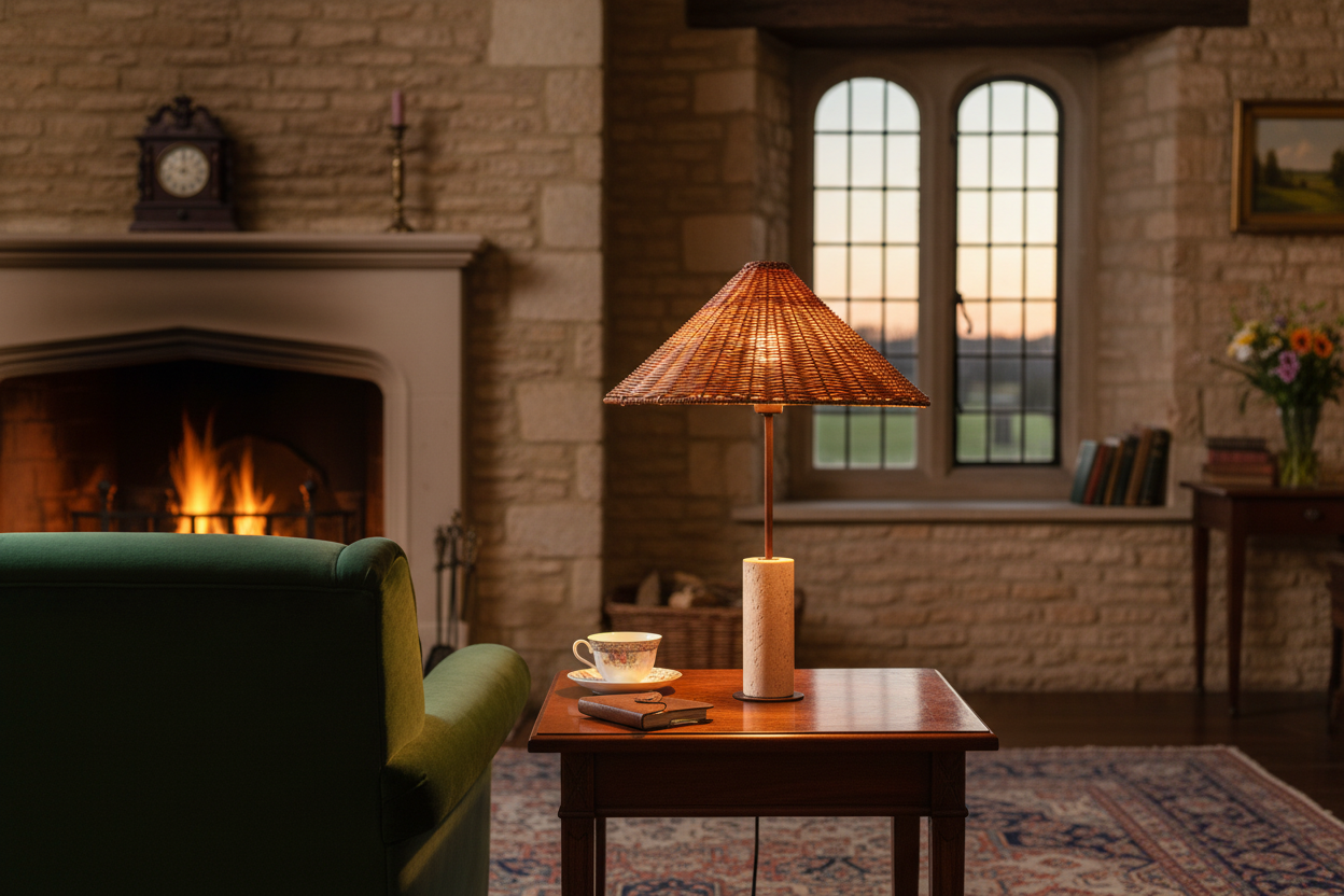 Okinawa Lamp in Sitting Room