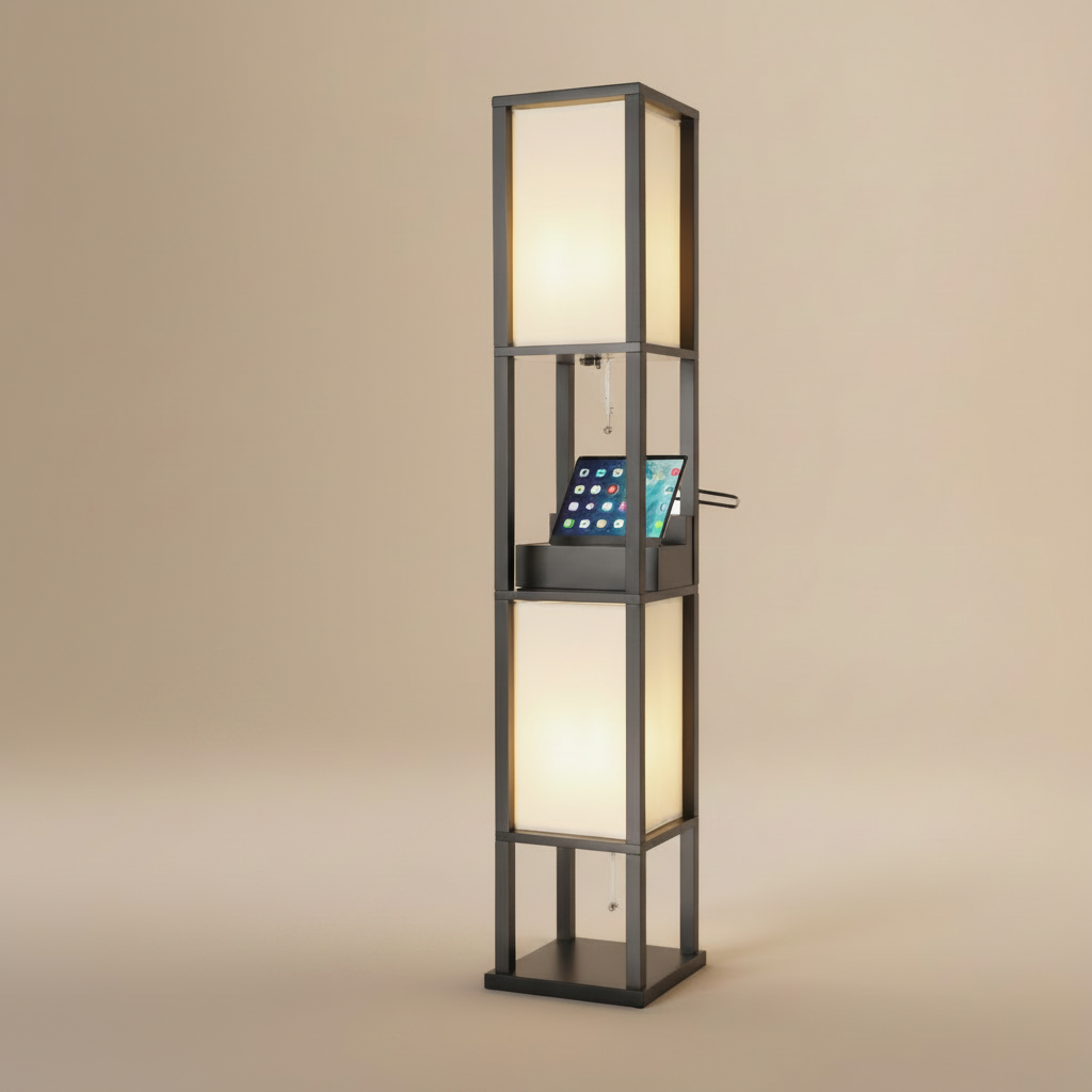 Wireless Charging Shelf Lamp No Wire
