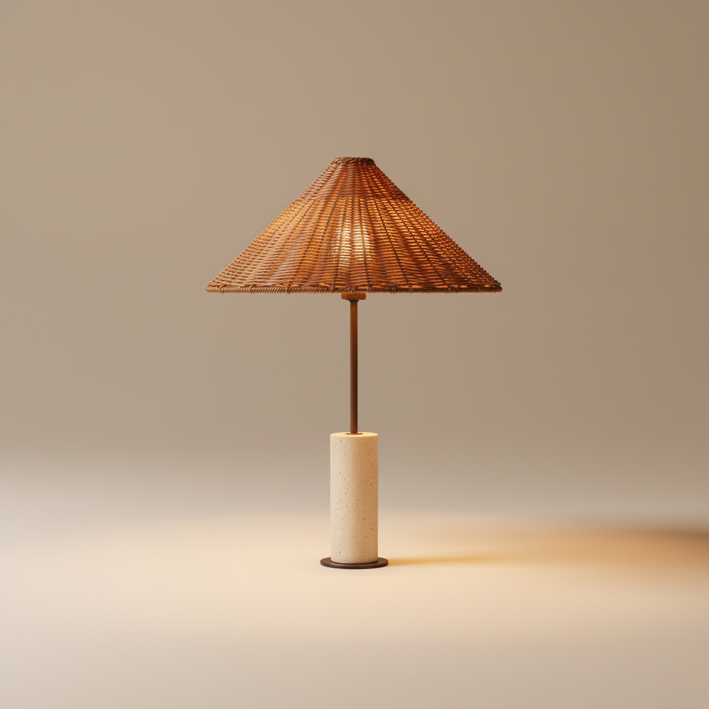 Woven shade lamp product image